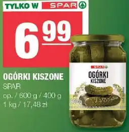 Spar Ogórki kiszone Spar oferta