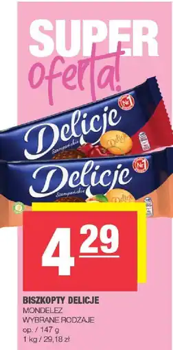 Spar Biszkopty Delicje MONDELEZ oferta