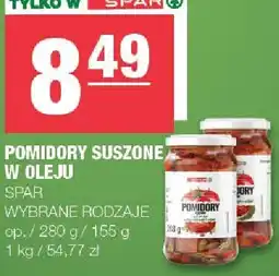 Spar Pomidory suszone w oleju Spar oferta