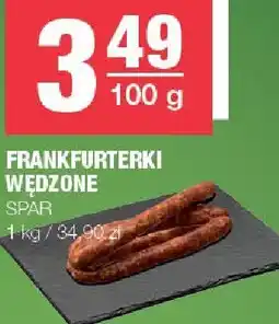 Spar Kiełbasa frankfurterki wędzone Spar oferta