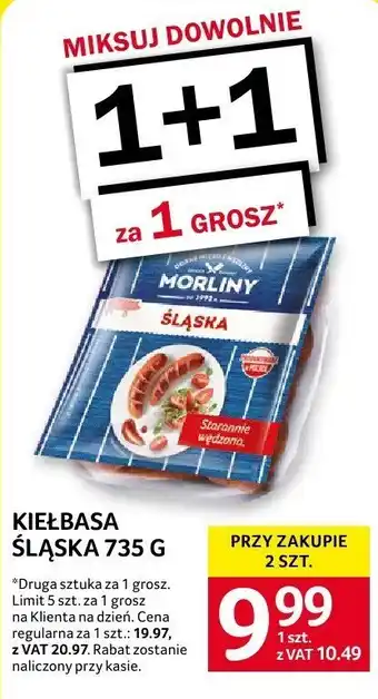 Selgros Kiełbasa Śląska Morliny oferta