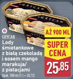 ALDI Lody śmietankowe z białą czekoladą i sosem mango marakuja/z pistacjami oferta