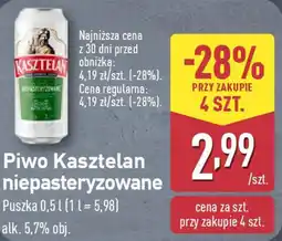 ALDI Piwo Kasztelan niepasteryzowane oferta
