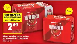 Biedronka Piwo Warka oferta