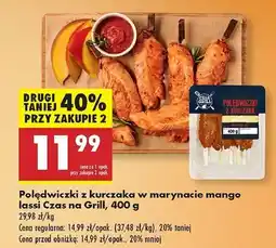 Biedronka Polędwiczki z kurczaka marynata mango lassi Czas Na Grill oferta