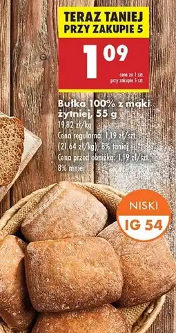 Biedronka Bułka z mąki żytniej oferta