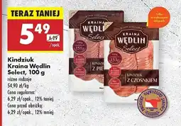 Biedronka Kindziuk z pieprzem Kraina Wędlin Select oferta