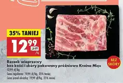 Biedronka Boczek wieprzowy bez żeber i skóry Kraina Mięs oferta