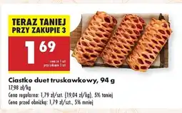 Biedronka Ciastko duet z truskawkami oferta