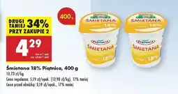 Biedronka Śmietana 18% Piątnica oferta