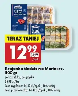Biedronka Filety śledziowe po kaszubsku Marinero oferta
