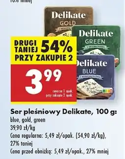 Biedronka Ser pleśniowy blue Delikate oferta