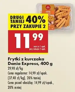 Biedronka Frytki z kurczaka Danie Express oferta
