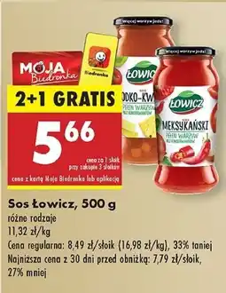 Biedronka Sos słodko-kwaśny Łowicz oferta