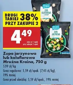 Biedronka Zupa kalafiorowa Mroźna Kraina oferta