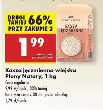 Biedronka Kasza jęczmienna wiejska Plony Natury oferta