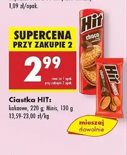 Biedronka Ciastka mini choco Hit oferta
