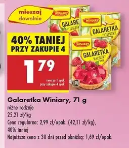 Biedronka Galaretka cytrynowa Winiary oferta