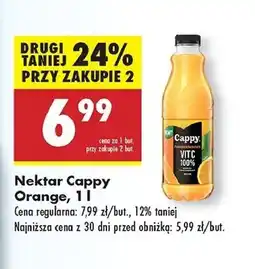 Biedronka Nektar pomarańczowy Cappy oferta