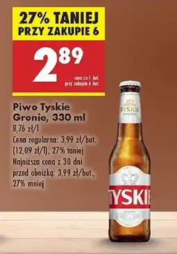 Biedronka Piwo Tyskie Gronie oferta
