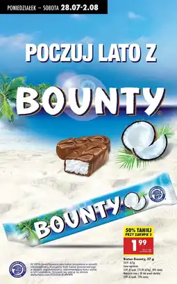 Biedronka Baton classic Bounty oferta