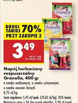 Biedronka Napój herbaciany owoce leśne Granella oferta