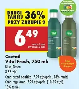 Biedronka Coctail blue Vital Fresh oferta