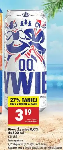 Biedronka Piwo Żywiec Bezalkoholowe oferta