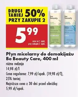 Biedronka Płyn micelarny hydro intense Be Beauty oferta
