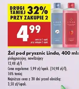Biedronka Żel pod prysznic bawełna Linda oferta