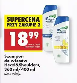 Biedronka Szampon do włosów citrus fresh Head&Shoulders oferta