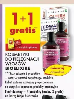 Biedronka Szampon do włosów z czarnuszką Bioelixire oferta