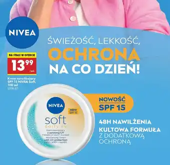 Biedronka Krem do twarzy i ciała intensywnie nawilżający Nivea Soft oferta