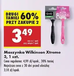Biedronka Maszynka do golenia Wilkinson Xtreme 3 Comfort oferta