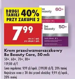 Biedronka Krem do twarzy 80+ Be Beauty Care oferta