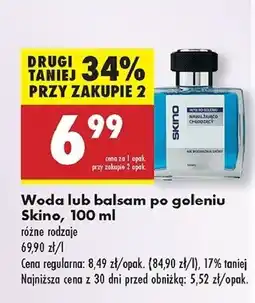 Biedronka Płyn po goleniu nawilżająco chłodzący Skino oferta
