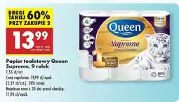 Biedronka Papier toaletowy supreme Queen oferta