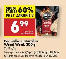 Biedronka Podpałka do grilla wełna drzewna Fire & Flame oferta