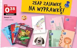 Biedronka Zeszyt a5 32 kartek Unipap oferta