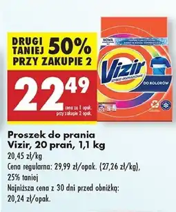 Biedronka Proszek do prania kolor Vizir oferta