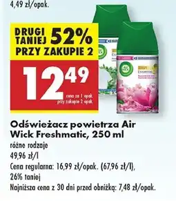 Biedronka Wkład świeżość letniego poranka Air Wick Freshmatic Life Scents oferta