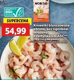 Lidl Krewetki vannamei blanszowane Norso oferta