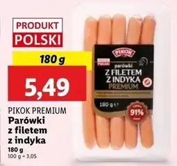 Lidl Parówki z indyka Pikok oferta