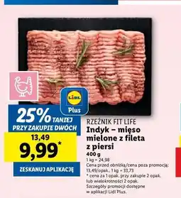 Lidl Mięso mielone z piersi kurczaka Rzeźnik Codzienna Dostawa Fit Life oferta