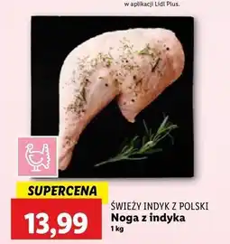 Lidl Noga z indyka Świeży Indyk Z Polski oferta