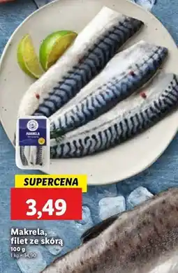 Lidl Makrela filet ze skórą Marinero oferta