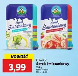 Lidl Serek śmietankowy papryka czereśniowa Łowicz 1906 oferta