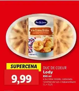 Lidl Lody macaron flavour Duc De Coeur oferta