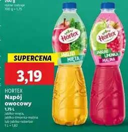 Lidl Napój jabłko-rabarbar Hortex oferta