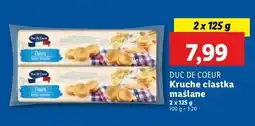 Lidl Bretońskie ciasteczka maślane Duc De Coeur oferta